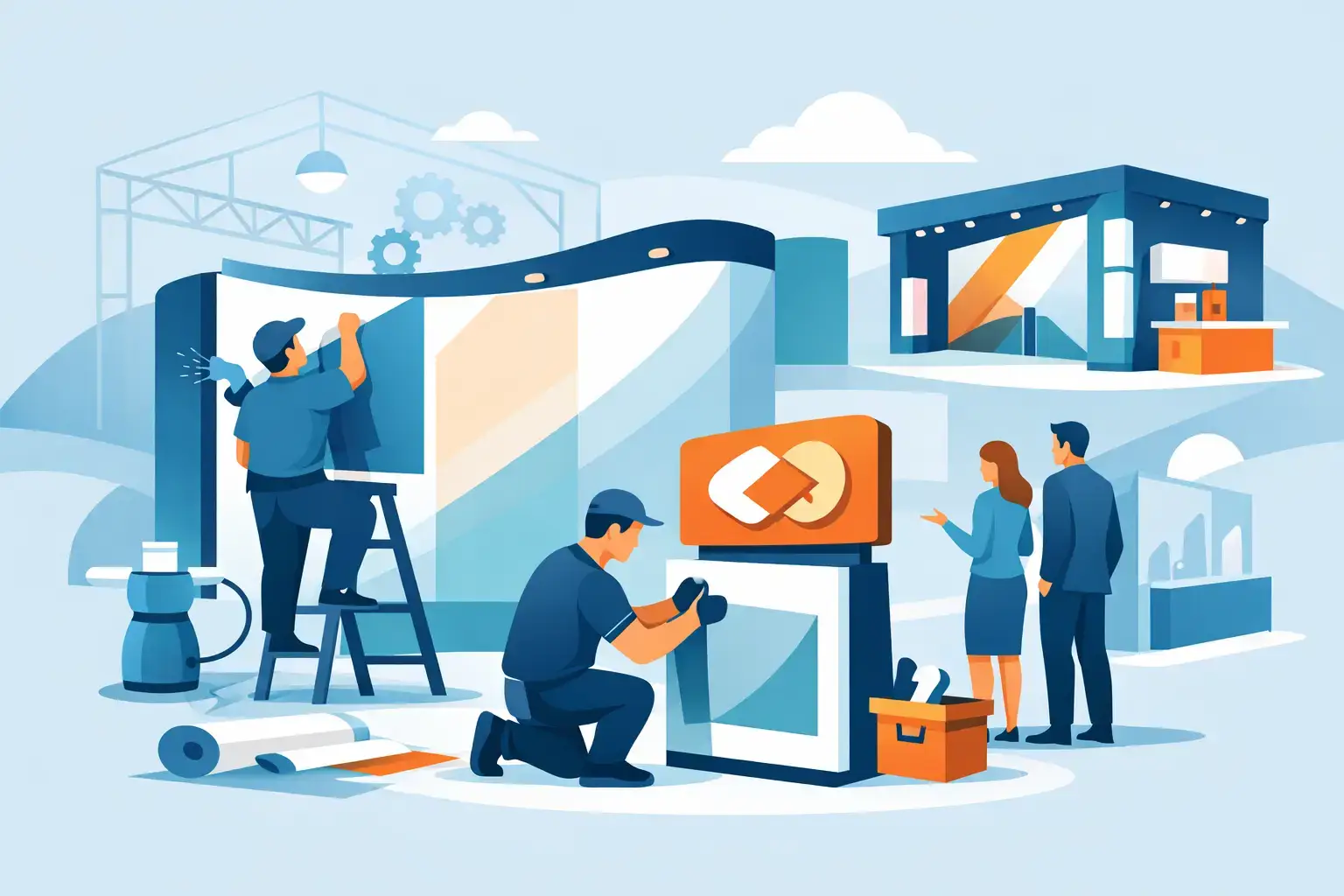 Branded Display Fabrication That Performs