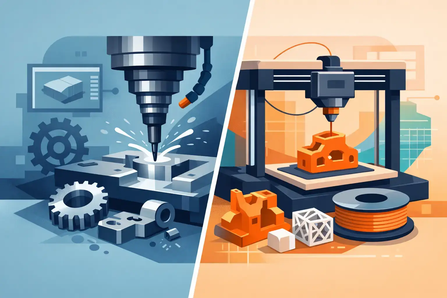 CNC Machining vs 3D Printing: Which Fits?