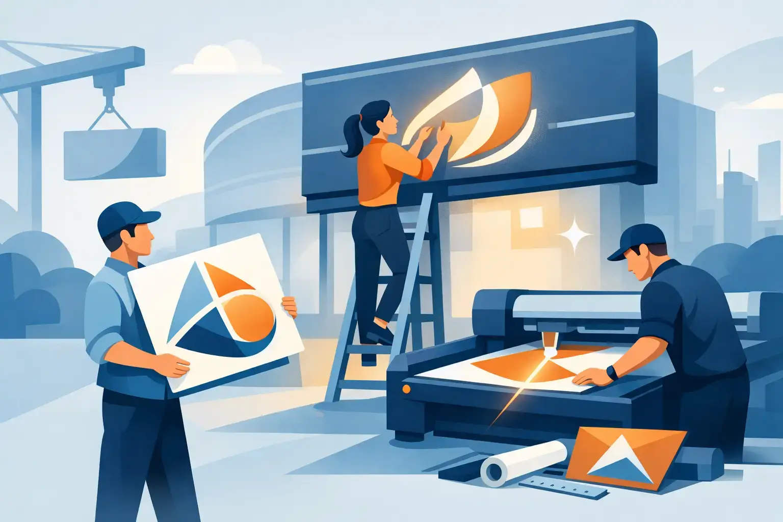 Custom Signage Production That Performs