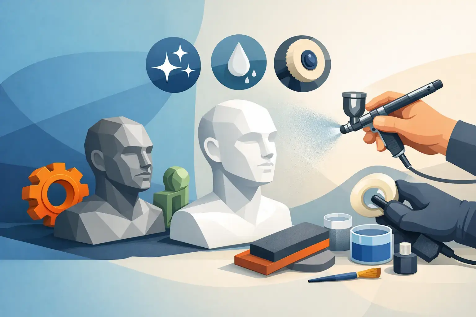 Surface Finishing for 3D Prints That Sells