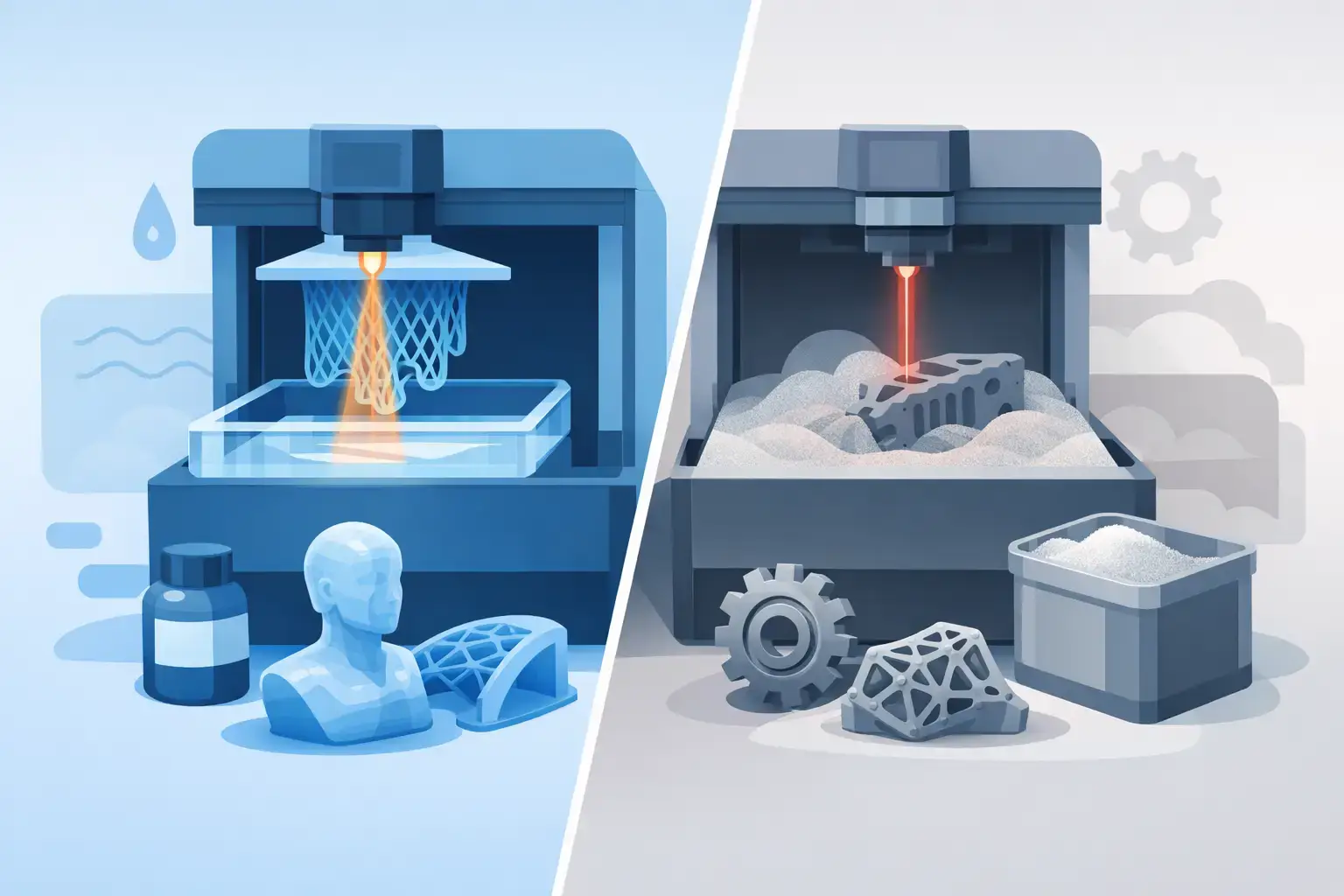 SLA vs SLS Printing: Which Fits Your Part?